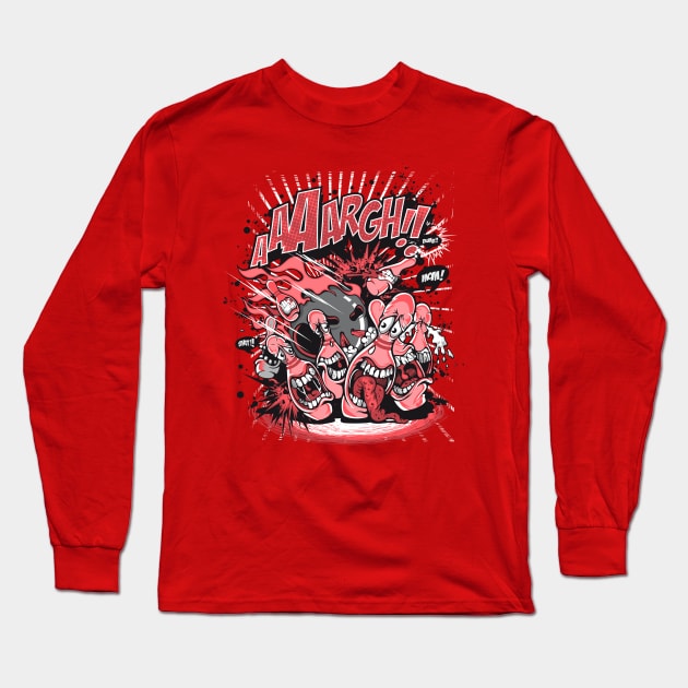 Crazy Bowling Long Sleeve T-Shirt by mertkaratay